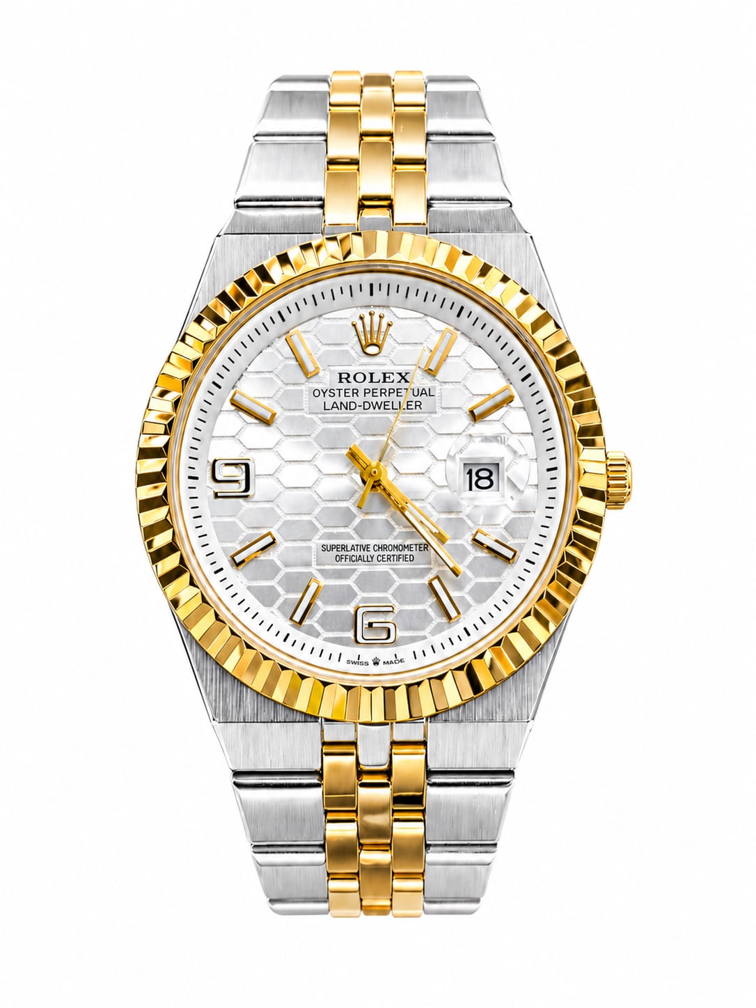 Rolex Two Tone white