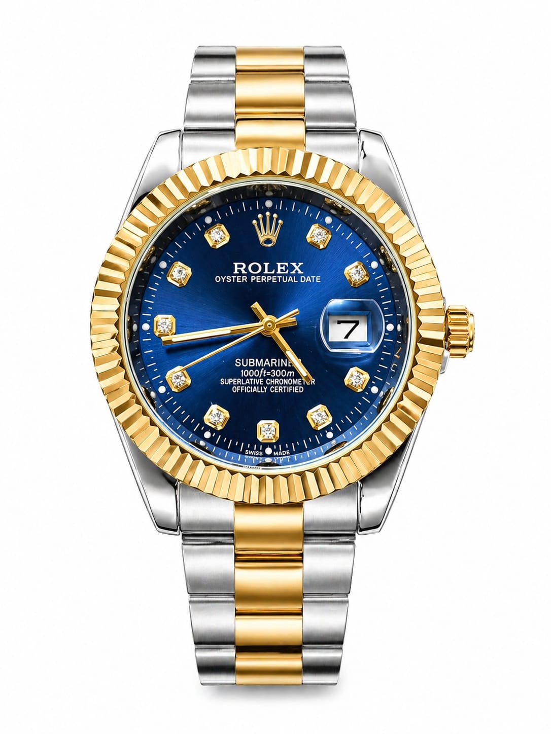 Rolex  gold blue