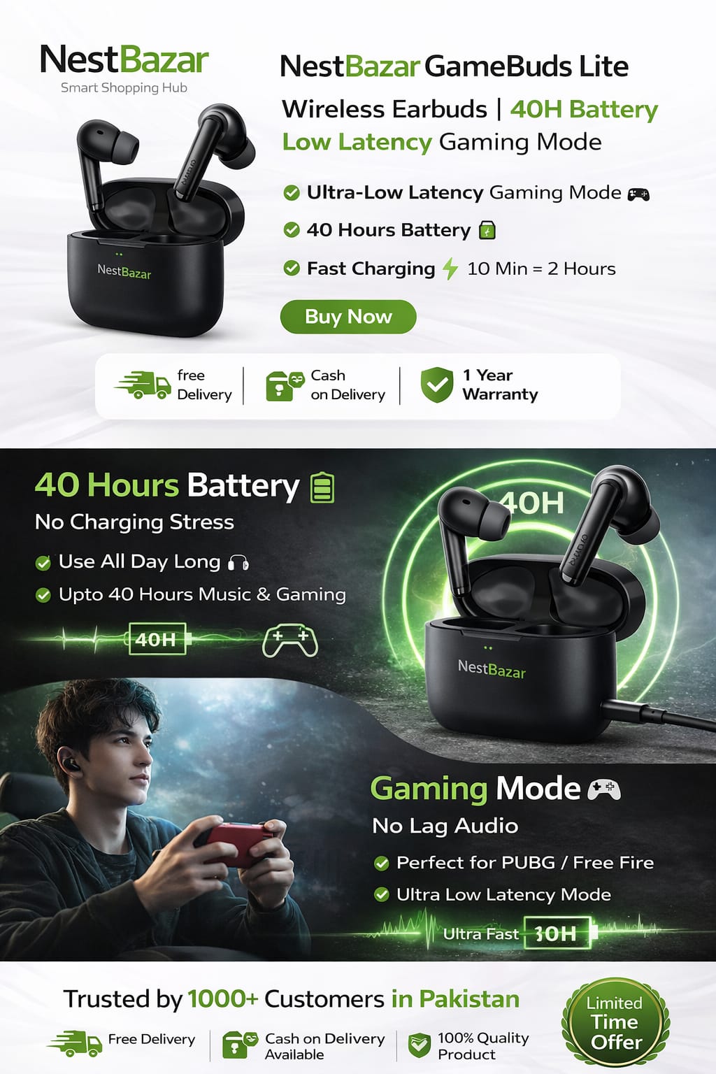 Oraimo GamingBuds Lite Apro1