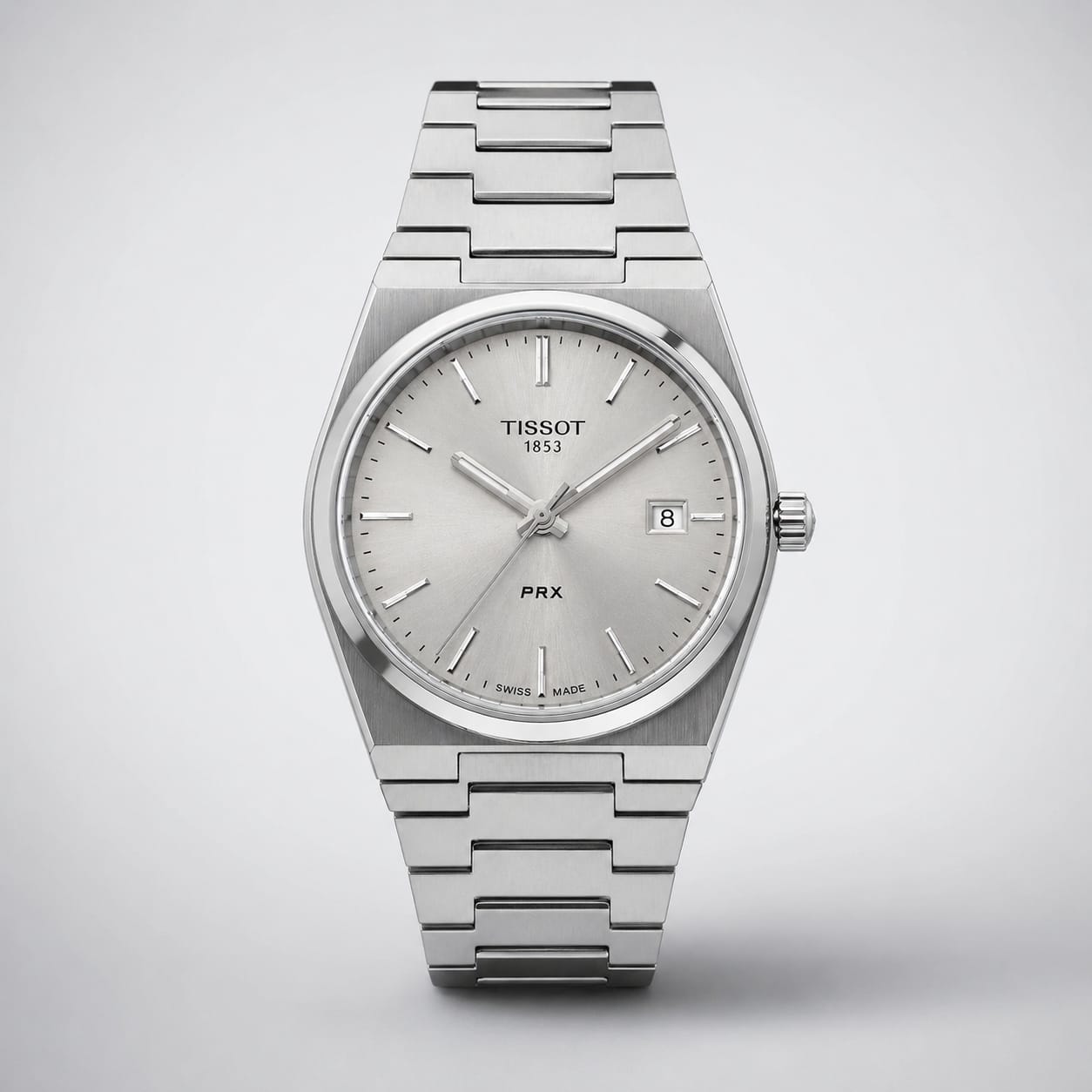 TISSOT PRX SOFT MATE DARK SILVER